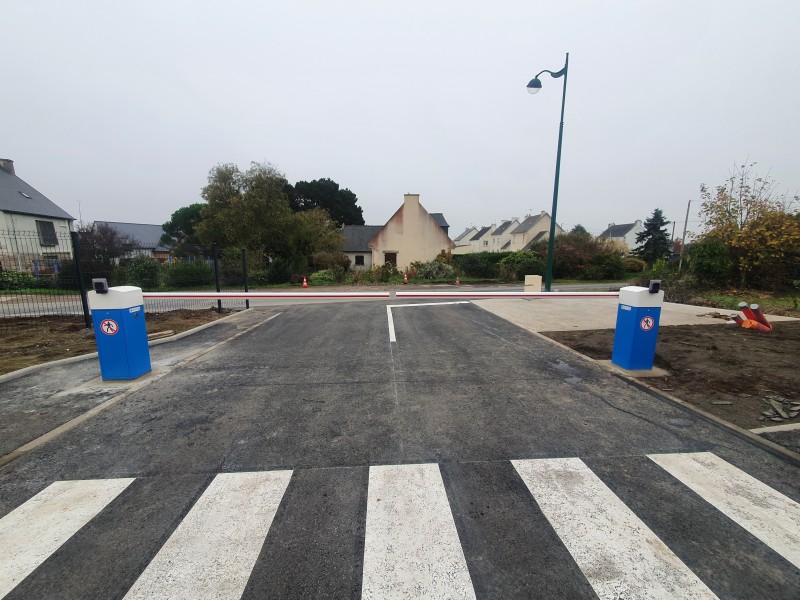 Une double barrière levante pour une sécurité renforcée